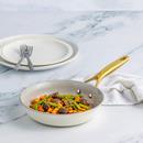 Hy-Vee Seasons 8 In. Nonstick Fry Pan in Linen