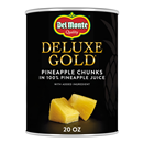 Del Monte Deluxe Gold Pineapple Chunks In 100%