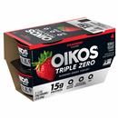 Oikos Triple Zero Strawberry Nonfat Greek Yogurt Pack