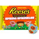 Reese's Peanut Butter Cups Miniatures with Spring Sprinkles Easter Candy