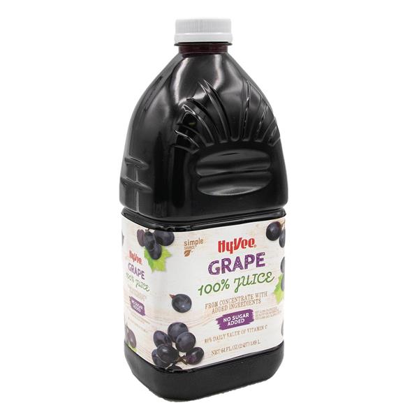 Hy-Vee 100% Concord Grape Juice, No Sugar Added | Hy-Vee Aisles