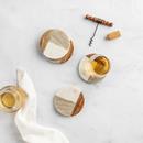 Hy-Vee Seasons Round Marble Coasters, Set of 4