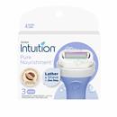 Schick Intuition Pure Nourishment Women's Razor Refill Blades, With Coconut Milk & Almond Oil, 3ct