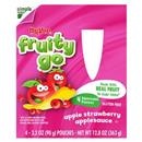 Hy-Vee Fruity Go Applesauce, Apple Strawberry, 4-3.2 oz