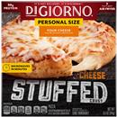 DIGIORNO Frozen Pizza - Frozen Four Cheese Pizza - Personal Pizza - Stuffed Crust Pizza