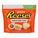 REESE'S Miniatures White Creme Peanut Butter Cups, Candy Share Pack