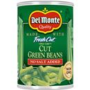 Del Monte Blue Lake No Salt Added Cut Green Beans