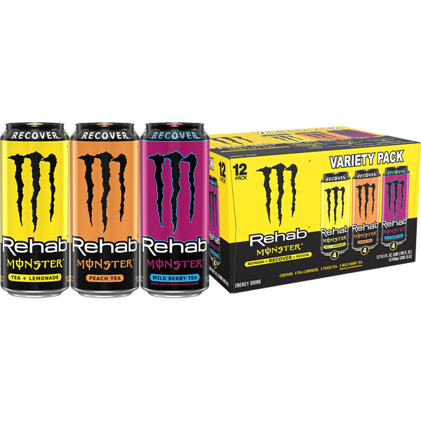 Monster Energy Rehab Variety 12Pk | Hy-Vee Aisles Online Grocery