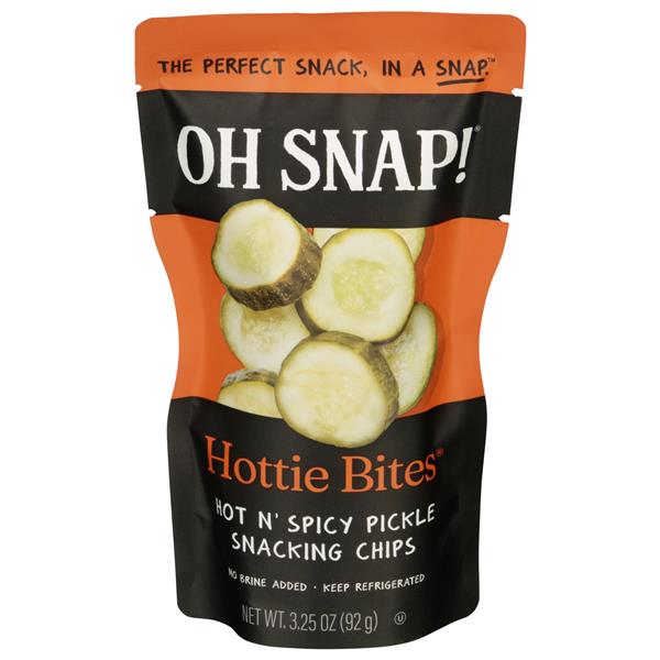 Oh Snap! Hottie Bites Pickle Snacking Chips 3.25 oz | Hy-Vee