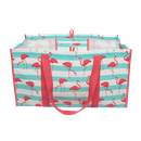 THE TOUGH TOTE Large Utility Tote Flamingo Stripe