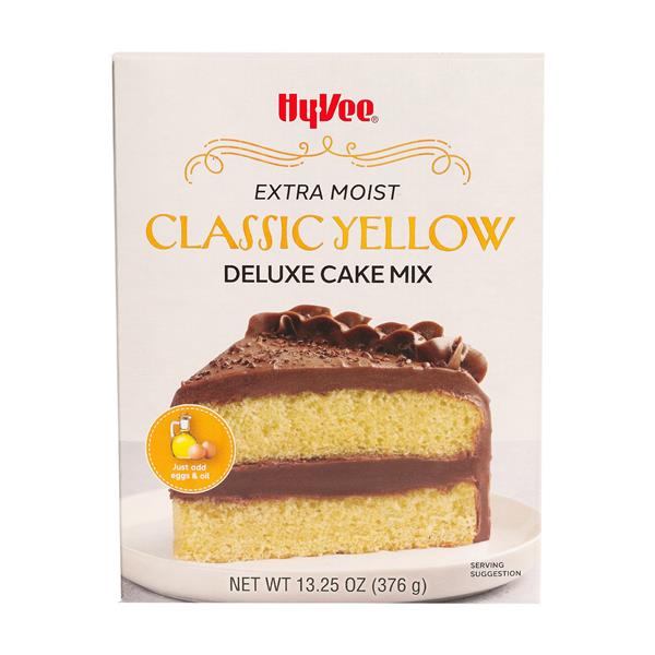 Hy-Vee Extra Moist Classic Yellow Deluxe Cake Mix | Hy-Vee Aisles