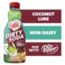 Coffee mate Dirty Soda Creamer, Coconut Lime Flavored Liquid Creamer, Mix with Dr Pepper