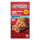 Hot Pockets Frozen Snacks Four Cheese Pizza with Garlic Buttery Crust Frozen Sandwiches 12pk