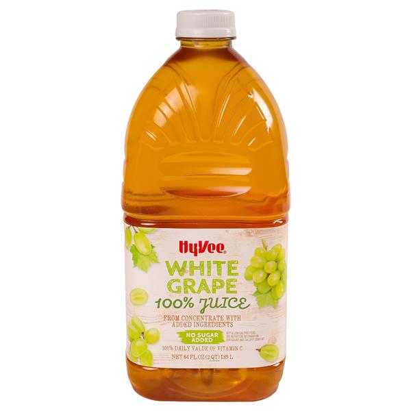Hy-Vee No Sugar Added White Grape 100% Juice | Hy-Vee Aisles