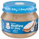 Gerber 2nd Foods Mealtime for Baby Baby Food, Turkey and Gravy, 2.5 oz Jar