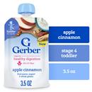 Gerber Toddler Food, Apple Cinnamon, Fruit Puree, Yogurt & Whole Grains