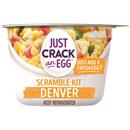 Just Crack An Egg Denver Scramble Breakfast Bowl Kit with Smoked Ham, Cheddar Cheese, Potatoes, Green Peppers & Onions, for a Low Carb Lifestyle