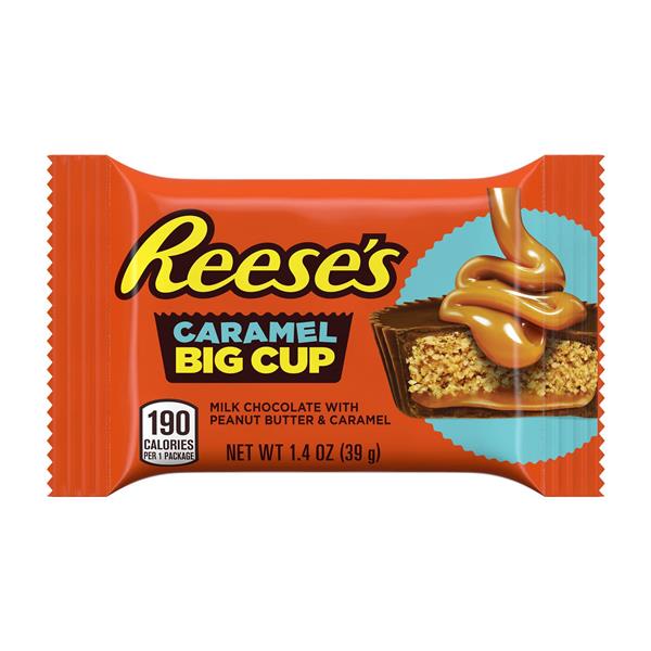 REESE'S Big Cup Caramel Milk Chocolate Peanut Butter Cups, Candy