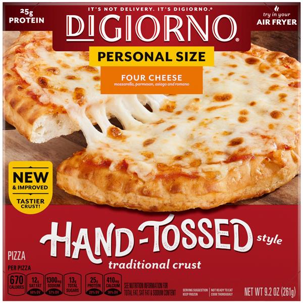 コロナモン　パラレル　4枚 DiGiorno Four Cheese Frozen Personal Pizza on a Hand-Tossed Style
