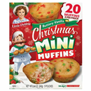 Little Debbie Buttery Vanilla Christmas Mini Muffins, 5Ct