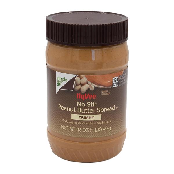 Hy-Vee Natural Creamy No Stir Peanut Butter | Hy-Vee Aisles Online