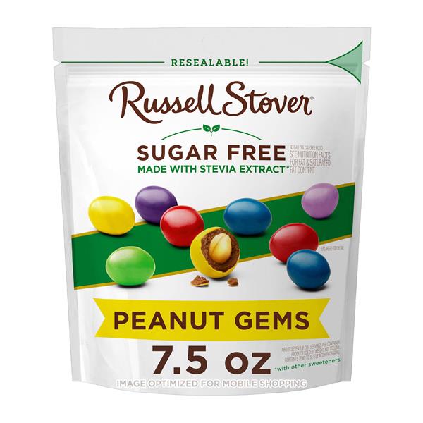 Russell Stover Sugar Free Chocolate Candy Coated Peanuts