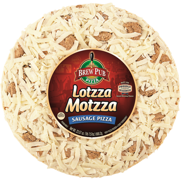 Brew Pub Lotzza Motzza Sausage Pizza | Hy-Vee Aisles Online