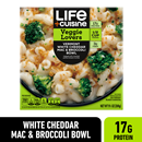 Vital Pursuit White Cheddar Mac and Broccoli Bowl, High Protein, Portion Aligned Meal