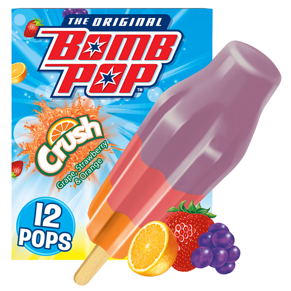 Bomb Pop Crush Ice Pops, 12 Pack | Hy-Vee Aisles Online