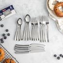 Hy-Vee Seasons Valor Stainless Steel Hammered Flatware, 20-Piece Set