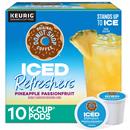 The Original Donut Shop Iced Refreshers, Pineapple Passionfruit Flavor, Keurig Single Serve K-Cup Pods 10ct