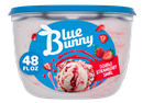 Blue Bunny Premium Double Strawberry Swirl Frozen Dessert