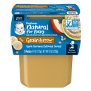 Gerber 2nd Foods Baby Foods, Apple Banana with Oatmeal, 4 oz Tub (2 Pack)
