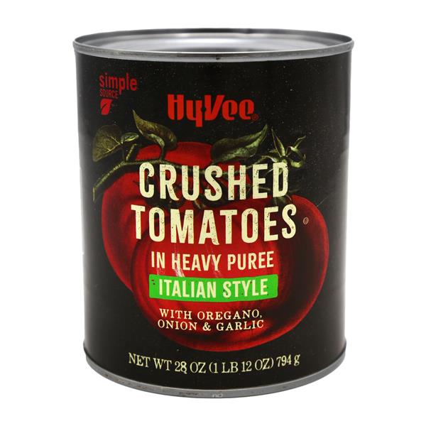 Hy-Vee Crushed Italian Style Tomatoes in Heavy Puree | Hy-Vee