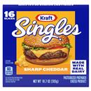 Kraft Singles Sharp Cheddar Slices 16ct