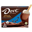 Dove Vanilla Ice Cream Bars Coated With Milk Chocolate 3Ct