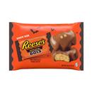 REESE'S Milk Chocolate Peanut Butter Snack Size Bats, Individually Wrapped Candy Bag
