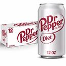 Diet Dr Pepper Soda, 12Pk