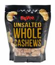 Hy-Vee Cashew Whole Nuts, Unsalted