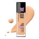 Maybelline Fit Me Dewy + Smooth Liquid Foundation Makeup with SPF 18 Medium Buff