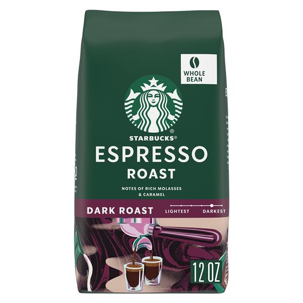 Starbucks Espresso Roast Rich & Caramelly Dark Whole Bean Coffee