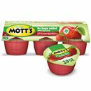 Mott's Insweetened Strawberry Applesauce 6-3.9 oz Cups