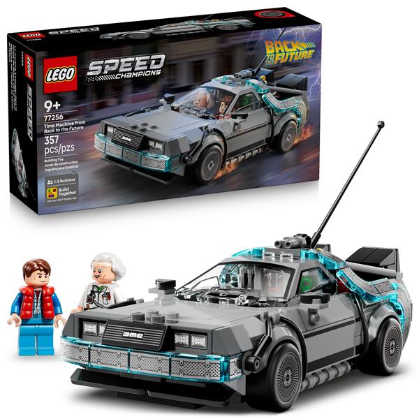 トゥーン フルコン 各3枚 レボリューションパック LEGO Speed Champions Time Machine from Back to the Future 77256
