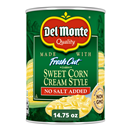 Del Monte No Salt Added Golden Sweet Corn Cream Style