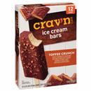 Crav'n Flavor Ice Cream Bars, Toffee Crunch 12-2.5 fl oz