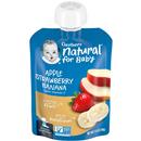 Gerber 2nd Foods Natural for Baby Baby Food, Apple Strawberry Banana, 3.5 oz Pouch