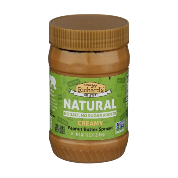 Crazy Richard's No Stir Natural Creamy Peanut Butter Spread | Hy-Vee ...