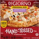 DiGiorno Chicken Alfredo Frozen Personal Pizza on a Hand Tossed Style Traditional Crust