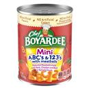 Chef Boyardee Mini ABC's and 123's with Meatballs