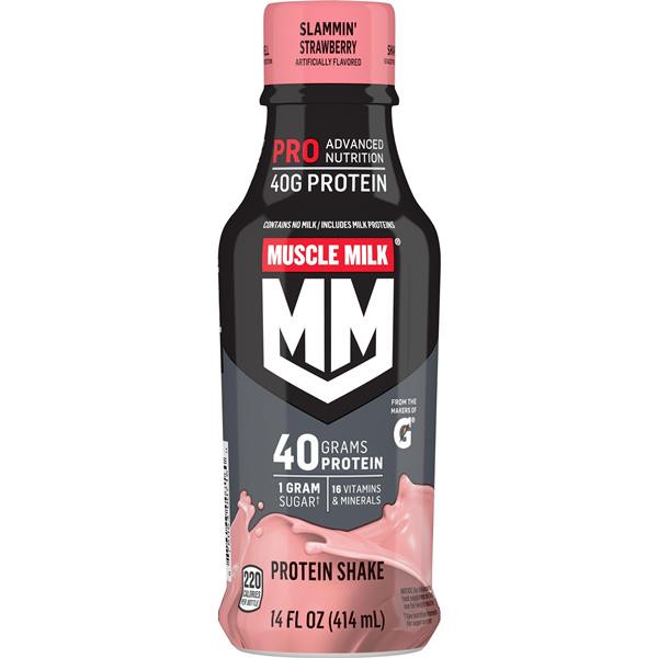 Muscle Milk 40G Protein Shake, Slammin' Strawberry | Hy-Vee Aisles